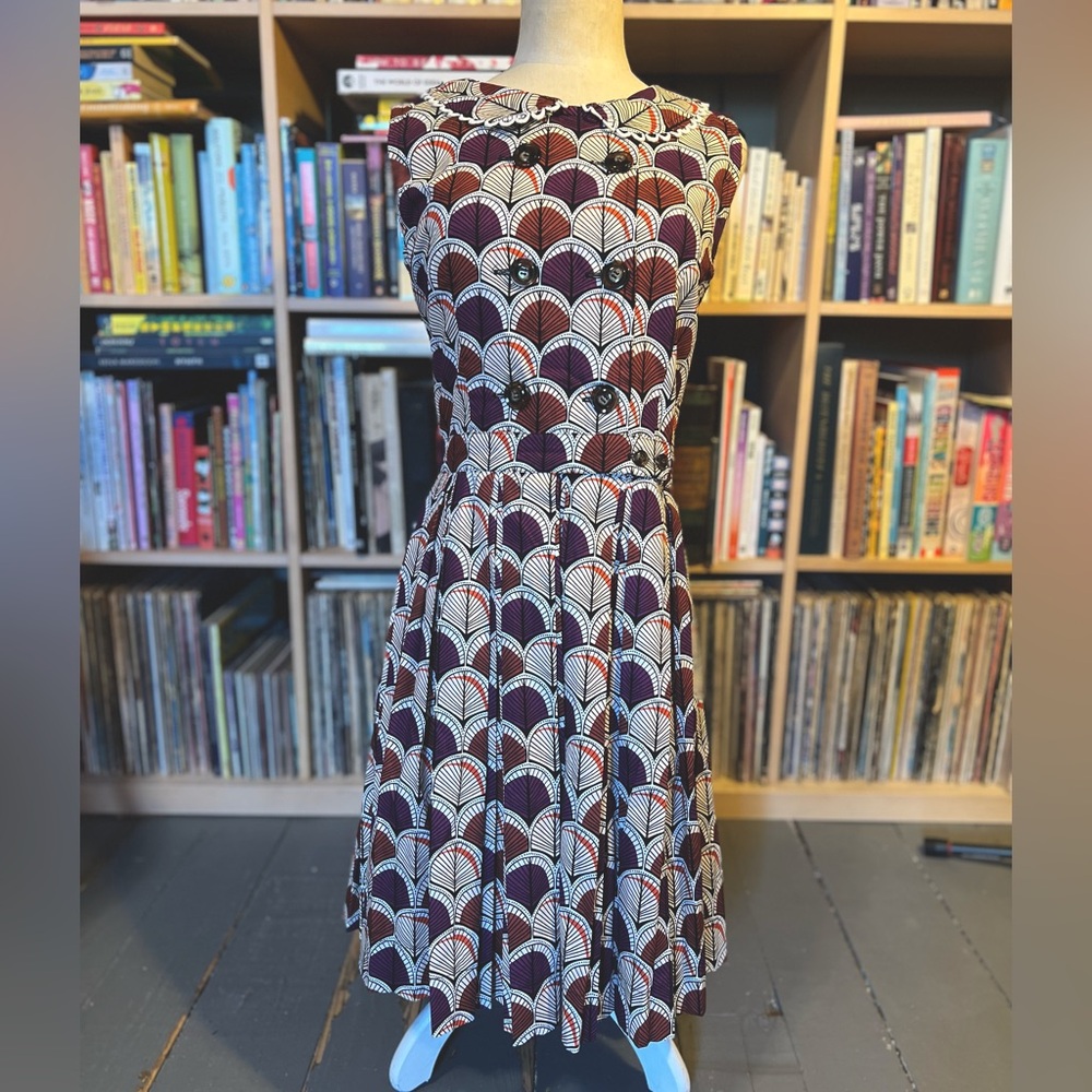 Dear Creatures rare twee mod dolly indie anthro Peter Pan collar retro dress